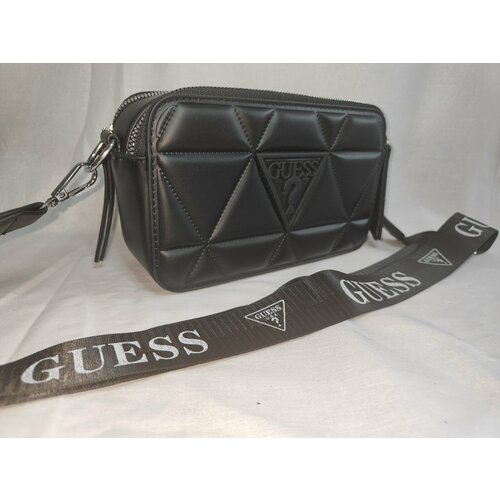 фото Сумка кросс-боди black, фактура стеганая, черный ип богатырева