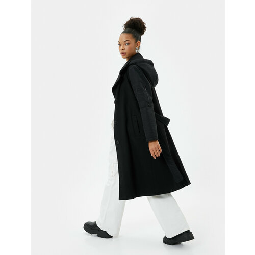 Пальто KOTON, размер 34, черный