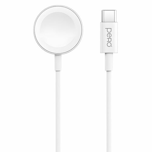 Зарядное устройство Pero TC19 USB-C ля APPLE Watch White TC19WH