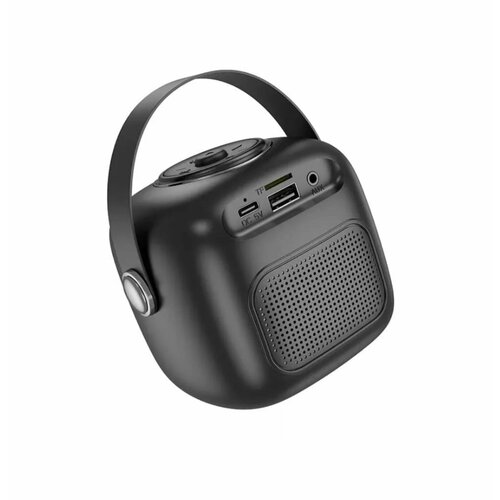 Портативная колонка BOROFONE BP15 Dazzling microphone черный 177600₽