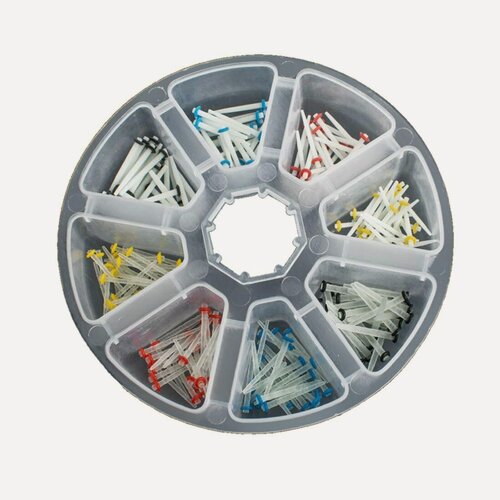 Изображение товара Штифты стекловолоконные , Фибрапост ( Fibrapost ) , Набор Post Kit : 200 шт , размеры с 1.0 по 1.8 mm, Штифты Стоматологические Стекловолоконные от Incidental , Инсидентал .