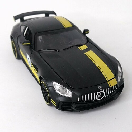 Металлическая машинка Mercedes-Benz AMG GTR в масштабе 1/32 с световым и звуковым сопровождением bburago 1 32 mercedes benz bugatti gtr amg lamborghini alloy car collection wrc rally car gifts toy special carton pack