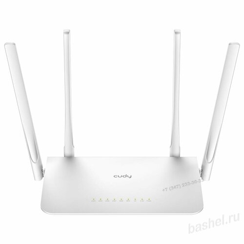 Беспроводной интернет-роутер двухдиапазонный, гигабитный Cudy WR1300 (Wi-Fi: 802.11a/b/g/n/ac, 300 + 867 Мбит/с, коммут.