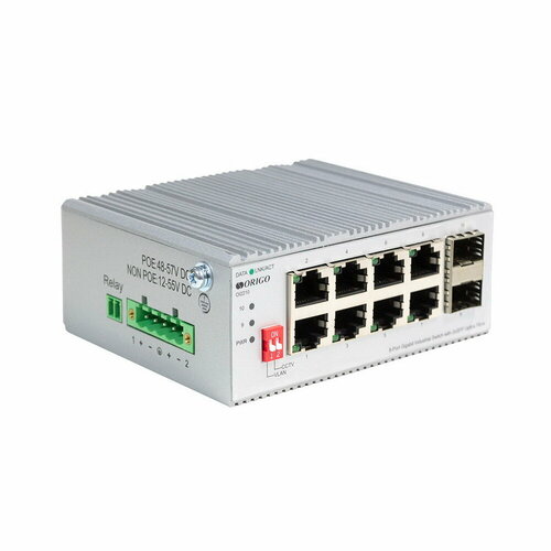 OI2210A1A Промышленный неуправляемый коммутатор 8x1000Base-T 2x1000Base-X SFP 2094500₽