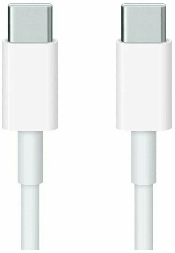 Кабель для Apple USB Type-C - USB Type-C только для зарядки, 1 м, 1 шт, белый