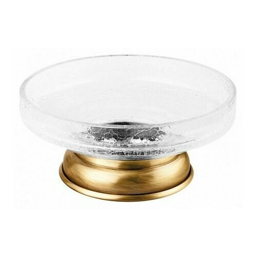 OP 72592 OLDBRASS Мыльница настольная craqule стекло 7137₽