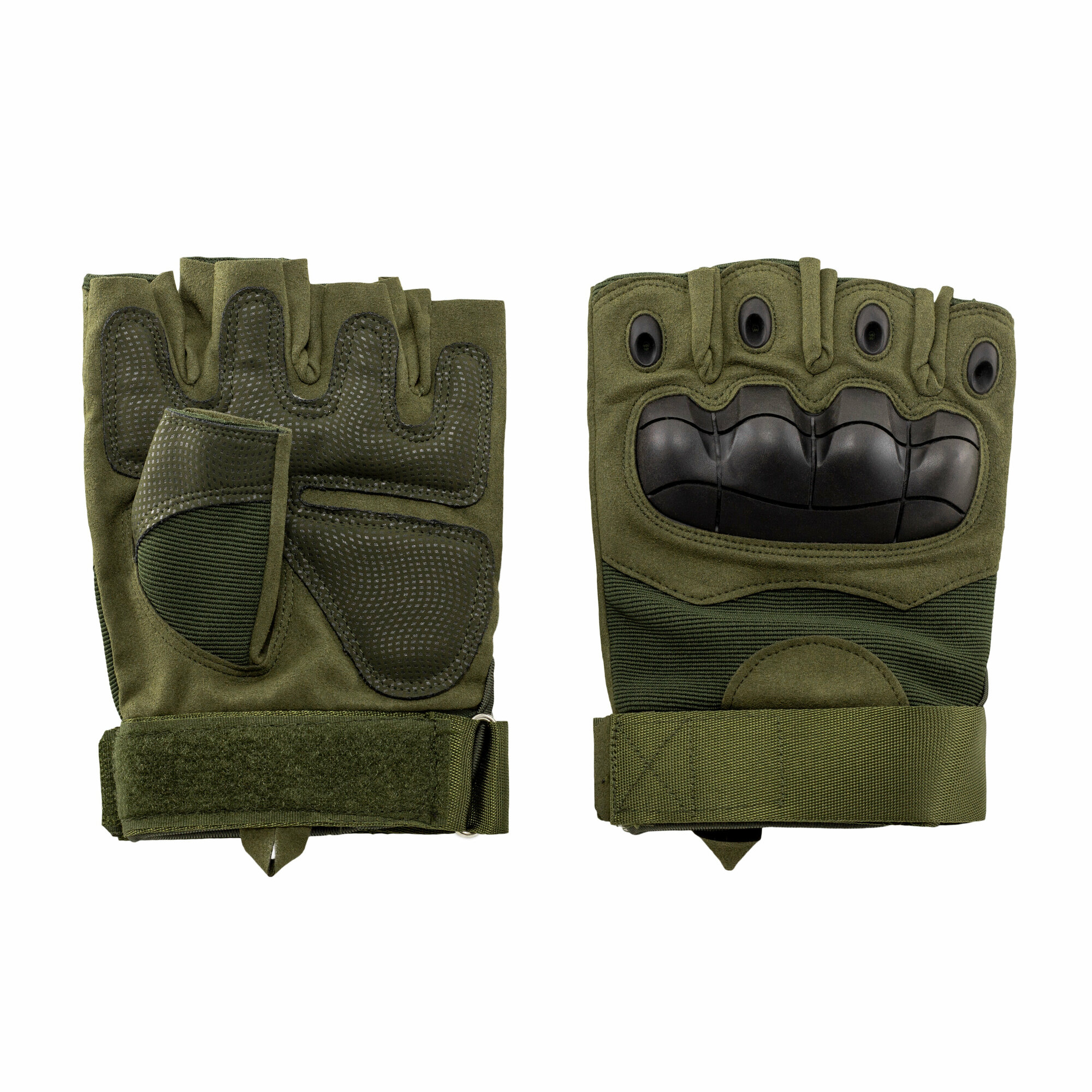 Тактические перчатки Black Hawk / Перчатки защитные без пальцев с костяшками