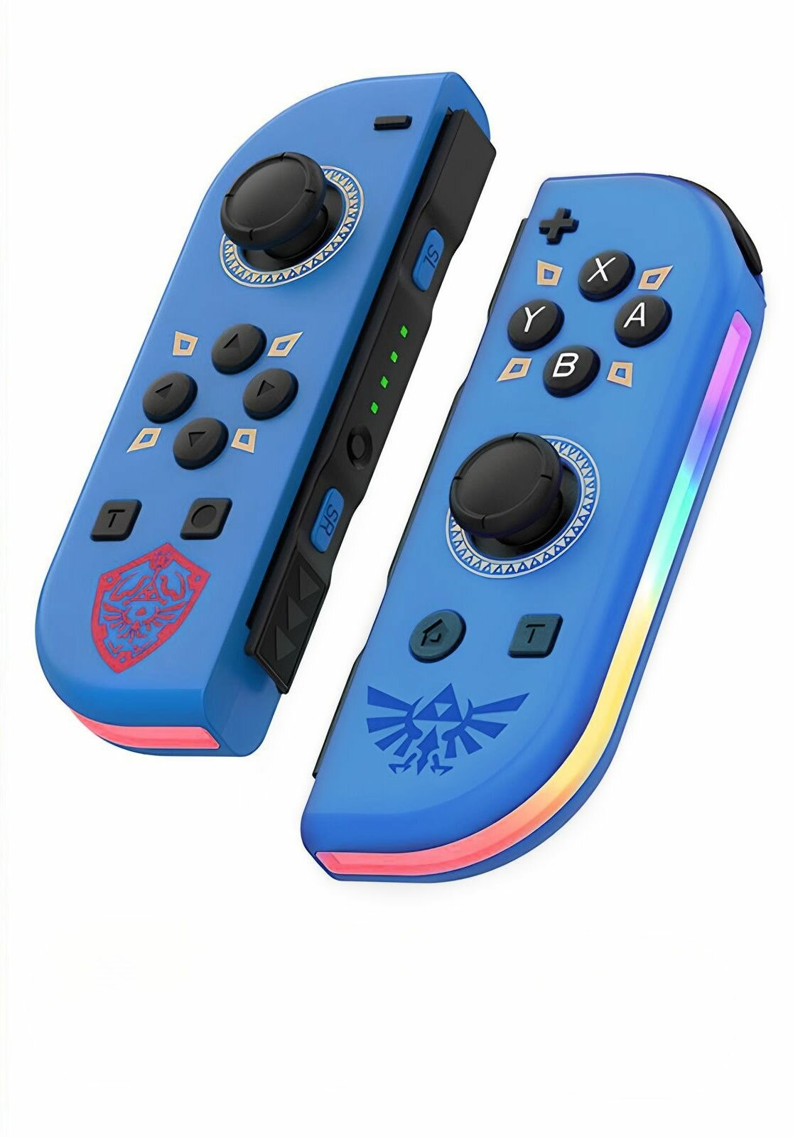 Джойконы для Nintendo Switch(синий+принт)