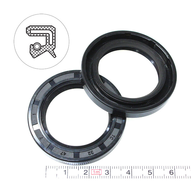 Манжета армированная (Сальник) 32х47х7 (тип 2 / TC) 70NBR (упаковка 10 шт.)