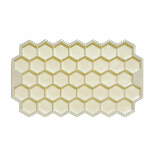 Форма для льда и шоколада 20 см 24 отд силикон молочная Соты Honey 549₽