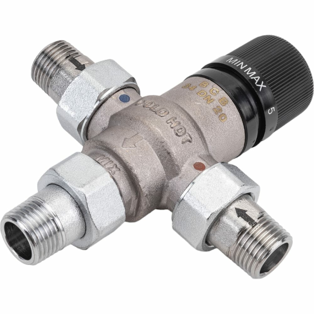 фото 3956 1 FAR Термостатический смеситель 1",американки Т-95 °C