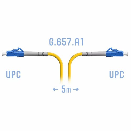 Патч-корд оптический SNR (SNR-PC-LC/UPC-A-5m)