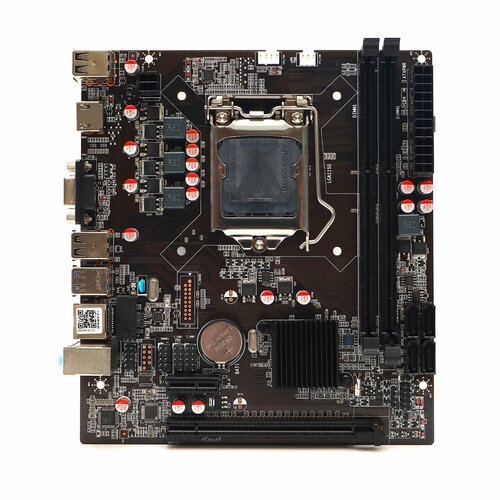 Материнская плата ZCZF H81B, Socket1150, Intel H81, mATX