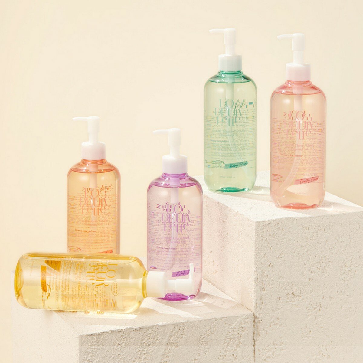 LODEURLETTE Гидрофильное масло для умывания лица с ароматом ванили / In England Colorfit Burnt Vanilla Cleansing Oil, 500 мл — фото 1