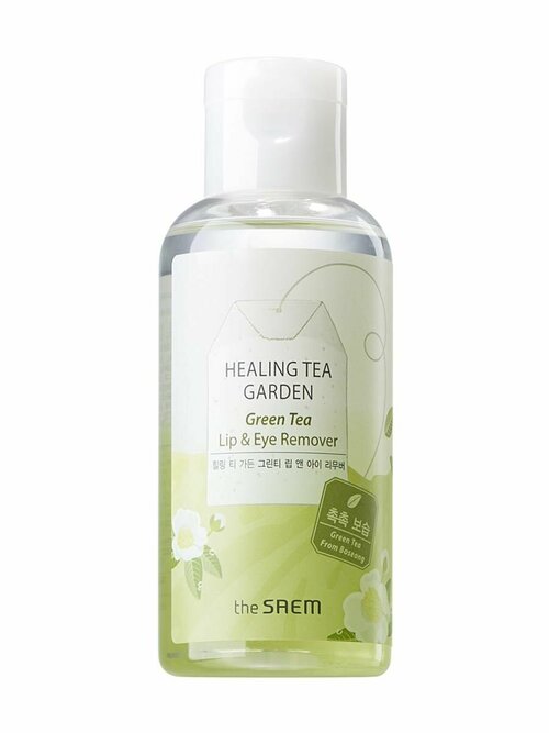 Средство для снятия макияжа, 150 мл, Healing Tea Garden Green Tea Lip & Eye Remover, THE SAEM