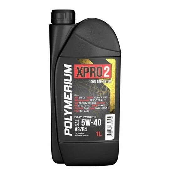 Моторное масло Polymerium XPRO2 5W-40 A3/B4 1л (xpro25401)
