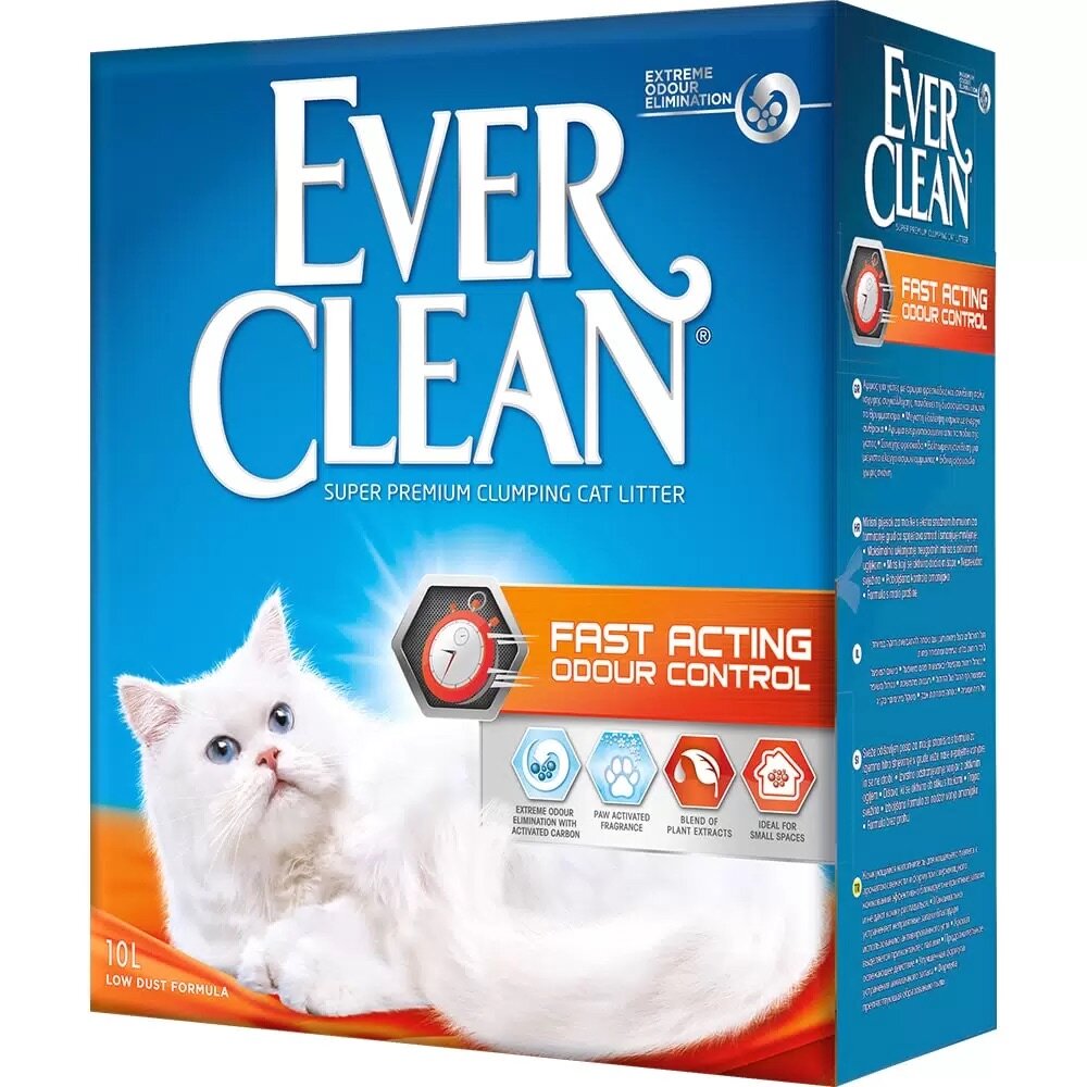 Ever Clean Fast Acting комкующийся наполнитель быстрого действия 10 л