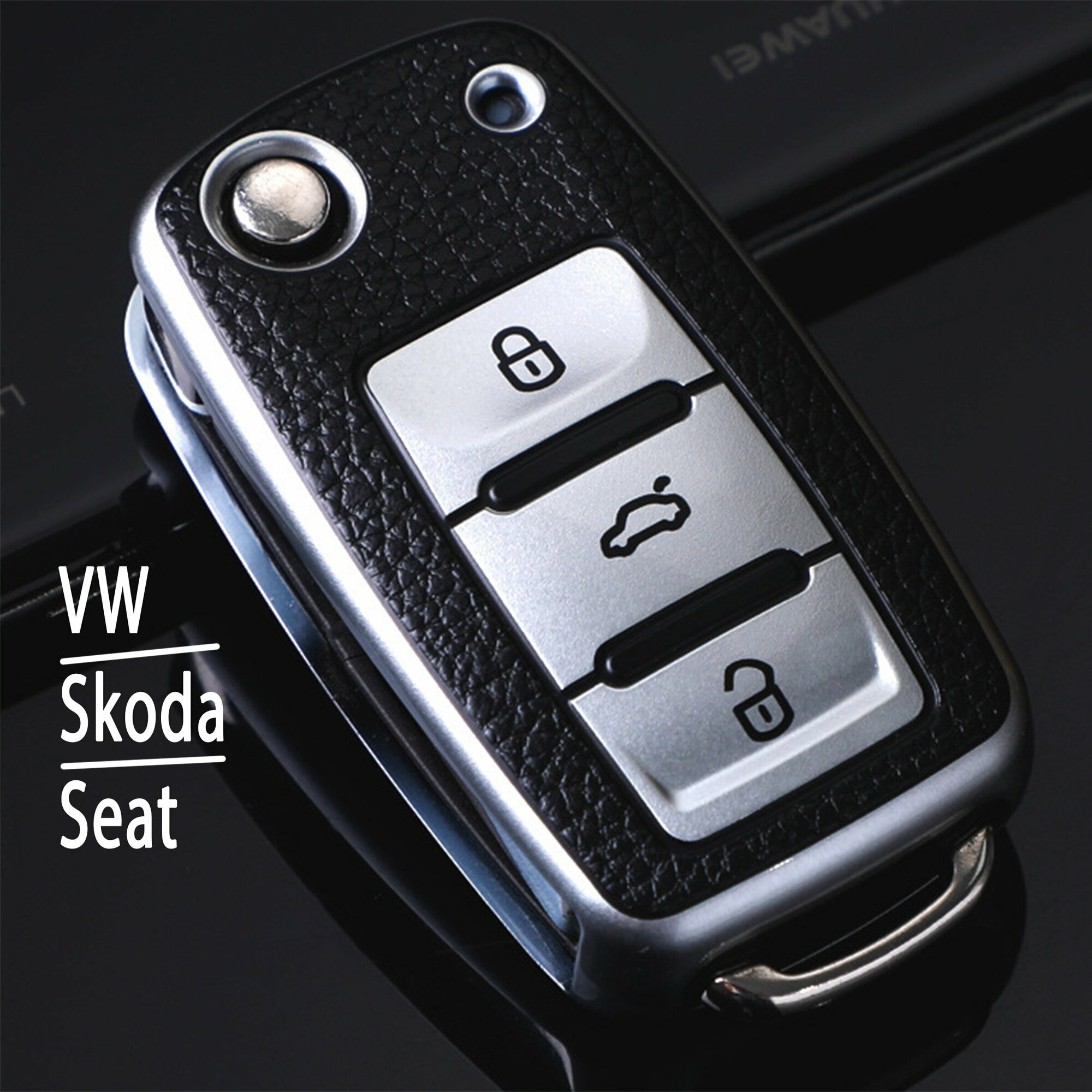 Чехол для корпуса ключа VW, Skoda, Seat, Фольксваген, Шкода, Сеат