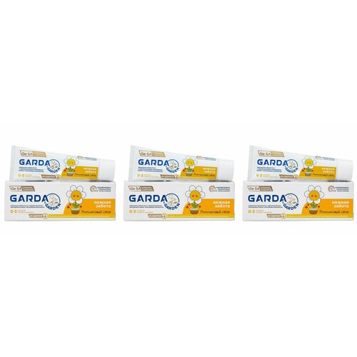 Garda Зубная паста для детей нежная забота ромашковый сбор 48 гр 3 штука 1307₽