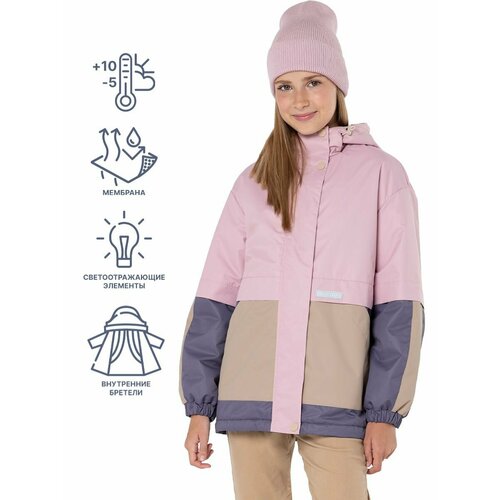 Куртка NIKASTYLE 4м3224, размер 158-80, розовый куртка nikastyle 4м3224 размер 158 80 розовый