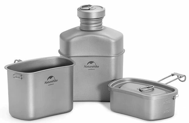 Набор посуды Naturehike Cooking Set Titanium