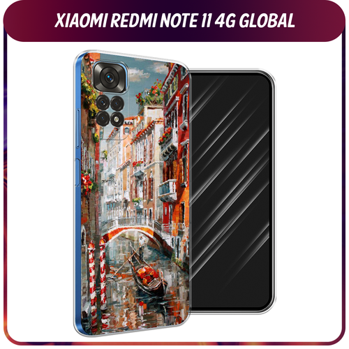 силиконовый чехол на xiaomi redmi note 11 4g global redmi note 11s редми ноут 11 global 11s разные бабочки прозрачный Силиконовый чехол на Xiaomi Redmi Note 11 4G Global/Redmi Note 11S / Редми Ноут 11 Global/11S Нарисованная Венеция