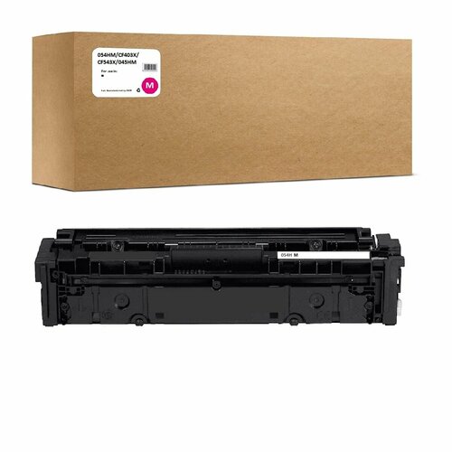 Картридж 054HM/CF403X/CF543X/045HM для Canon/HP Magenta 2.3K Compatible (совместимый) картридж canon 054hm для canon lbp620ser mf640ser magenta 2 3k aquamarine совместимый