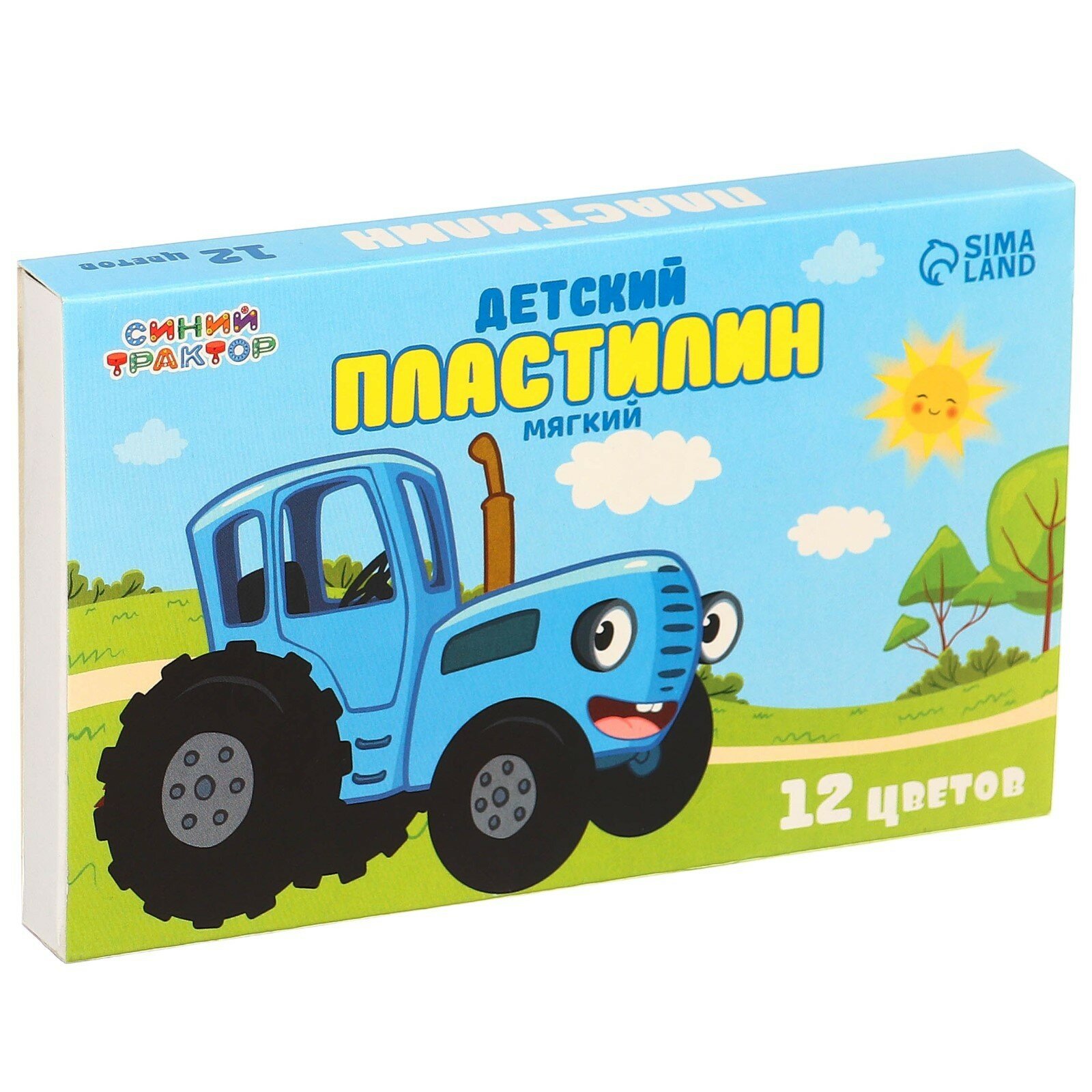 Пластилин восковой МультиАрт "Синий трактор", 12 цветов Unknown - фото №20