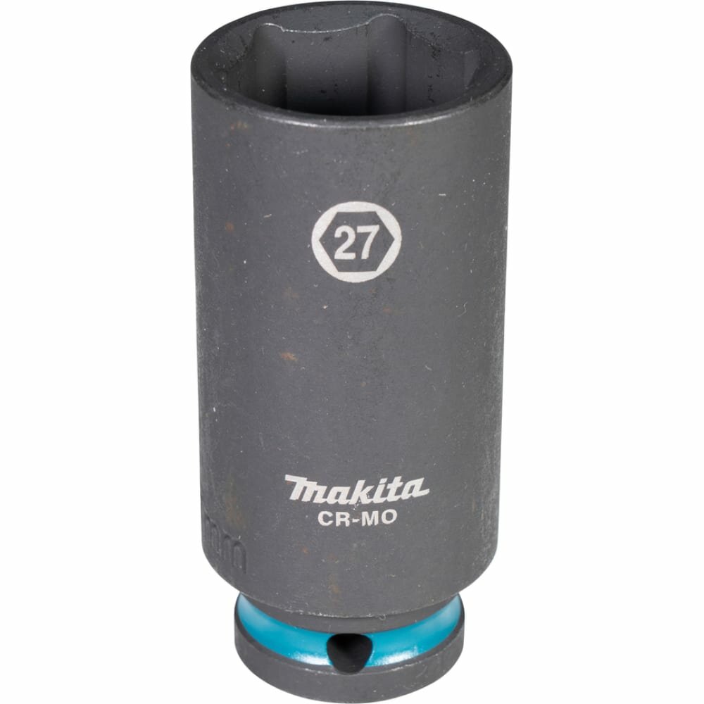 Ударная удлиненная торцовая головка Makita Impact Black 1/2" 27x81, 5 мм , - фото №3