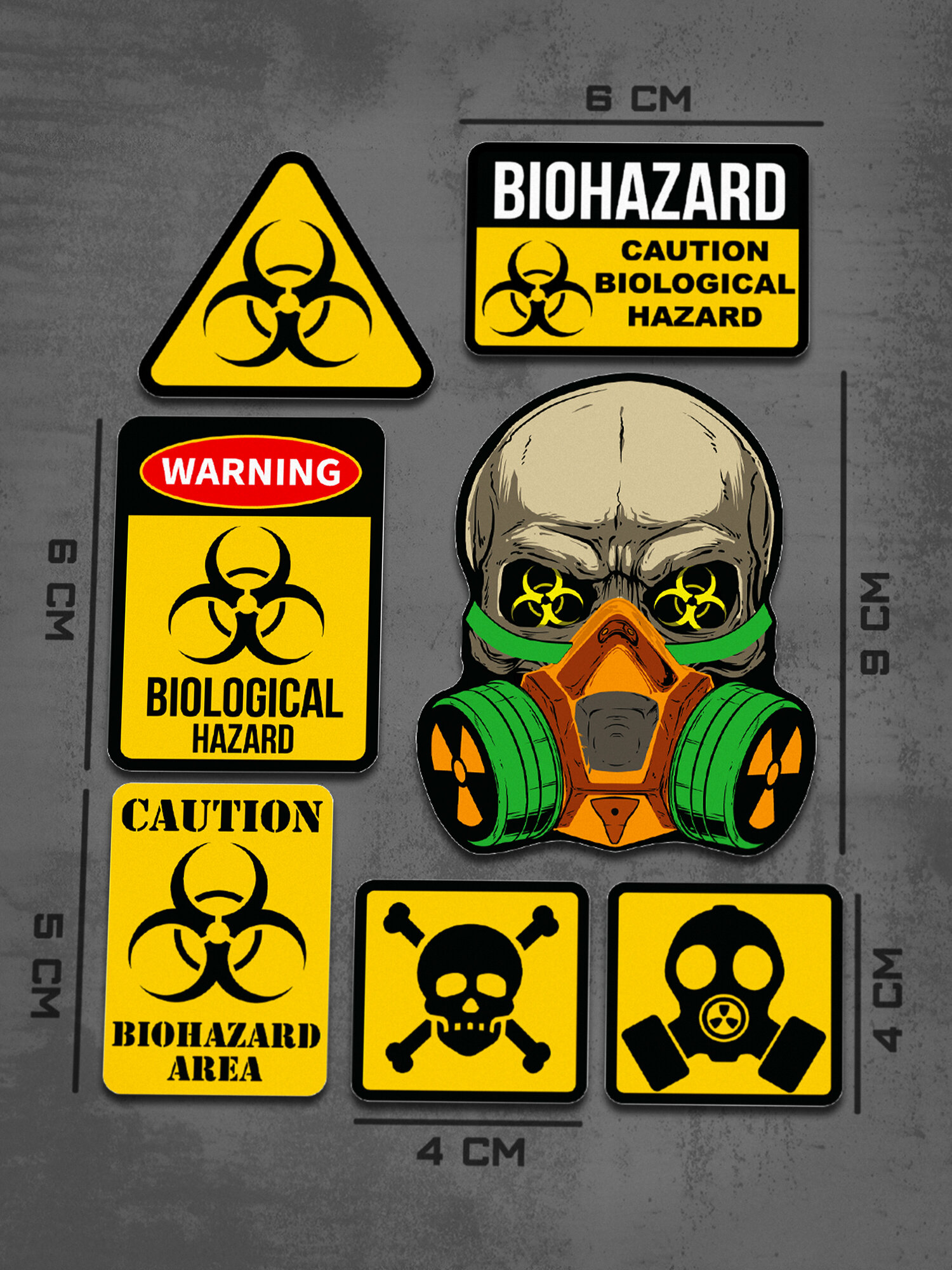 Стикеры Biohazard Mask. Наклейки сталкер, противогаз, biohazard area, fallout.