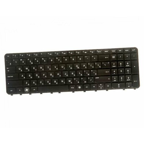 Клавиатура для ноутбука HP Pavilion m6-1000 RU black, без рамки клавиатура для ноутбука hp pavilion dv7 7388sr черная без рамки