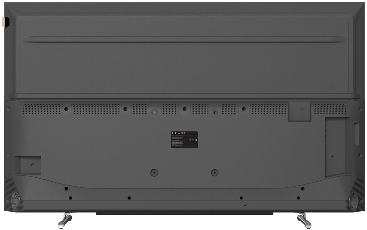 Телевизор QLED Digma Pro 55" QLED 55L Google TV Frameless черный/серебристый 4K Ultra HD 120Hz HSR DVB-T DVB-T2 DVB-C DVB-S DVB-S2 USB WiFi Smart