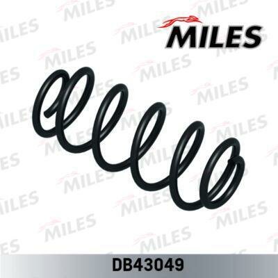 MILES DB43049 Пружина передняя 2шт