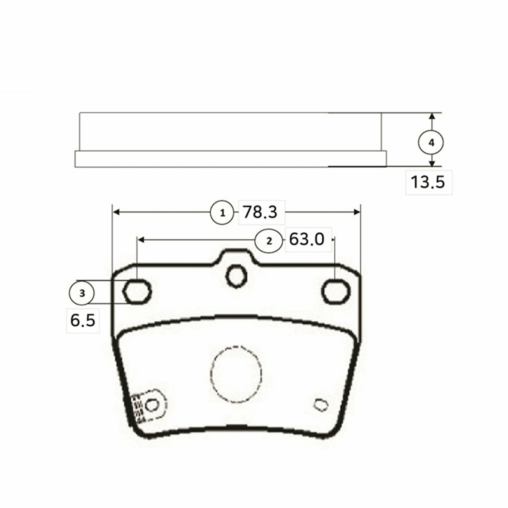 Колодки тормозные Тойота Рав 4 Черри Тигго TOYOTA RAV 4 II 1.8-2.0 00-05/CHERY TIGGO 05-14 задние Комплект 4 шт