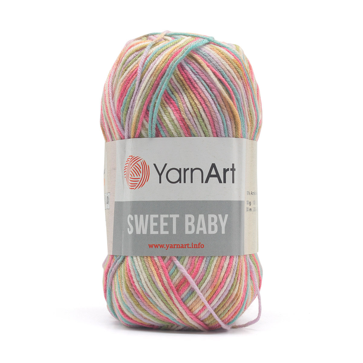 Пряжа для вязания YarnArt 'Sweet Baby', 100г, 300м (100% акрил) (911), 5 мотков