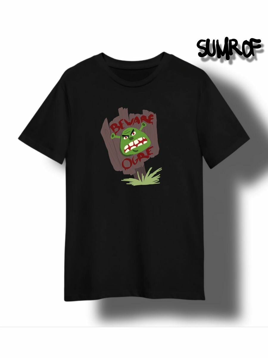 Футболка Шрек черный 