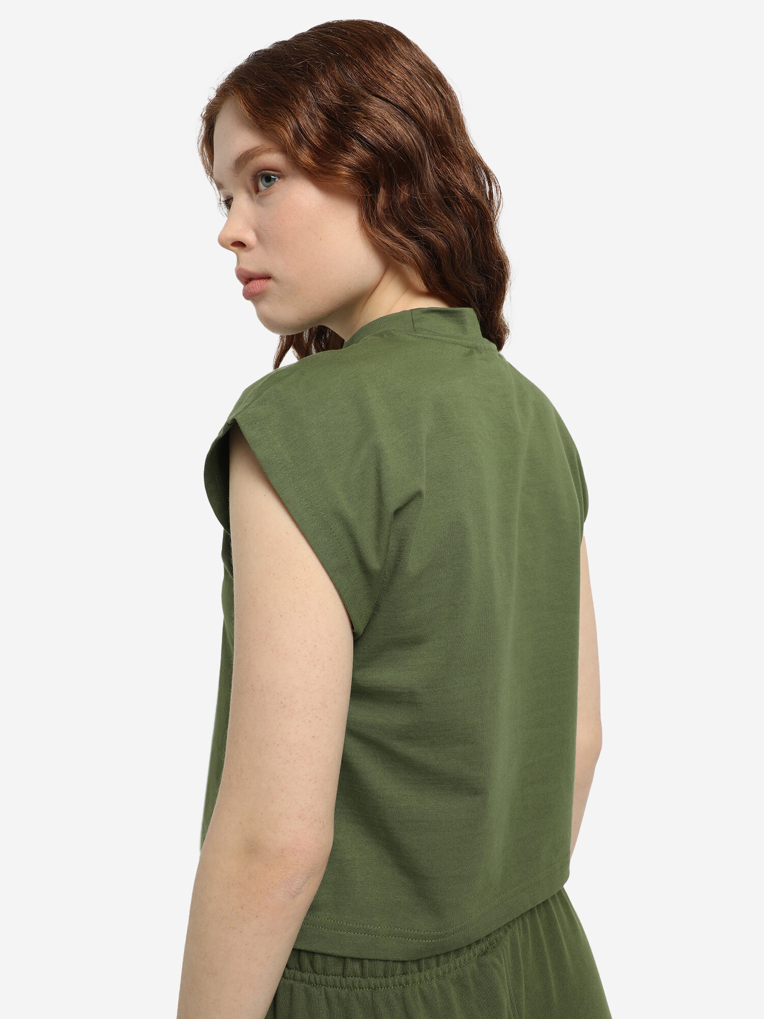 Футболка спортивная Kappa AUTHENTIC GALIA ORGANIC, размер M, зеленый — фото 1