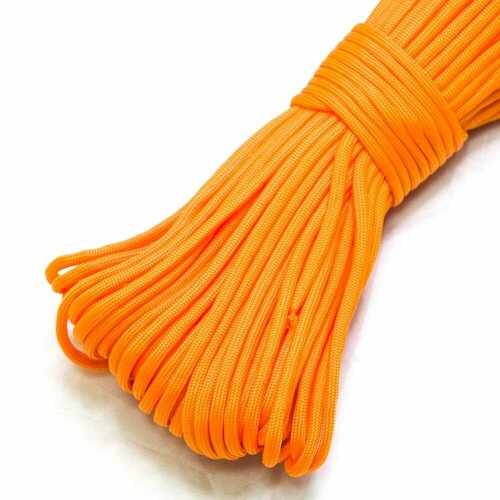 Паракорд оранжевый 30 метров 550 popular type iii 7 strand parachute paracord cord lanyard mil spec core for hunting paracord 550 100ft outdoor tools