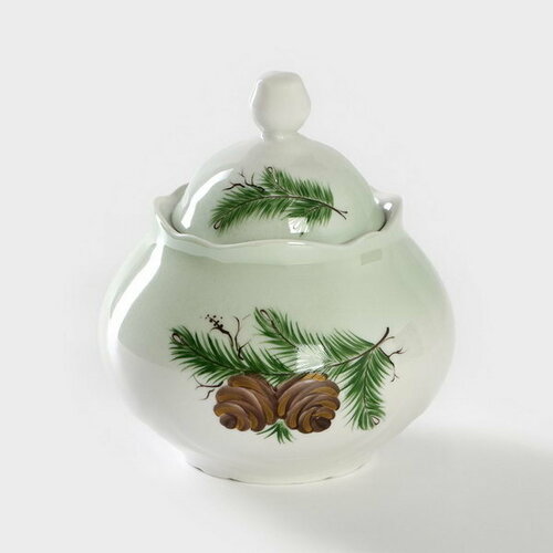 Сахарница фарфоровая Кедровая ветка 1303₽