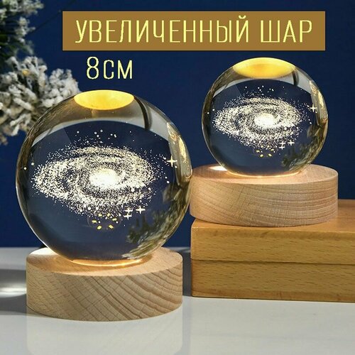 Светильник декоративный Хрустальный шар с подсветкой от USB 1550₽