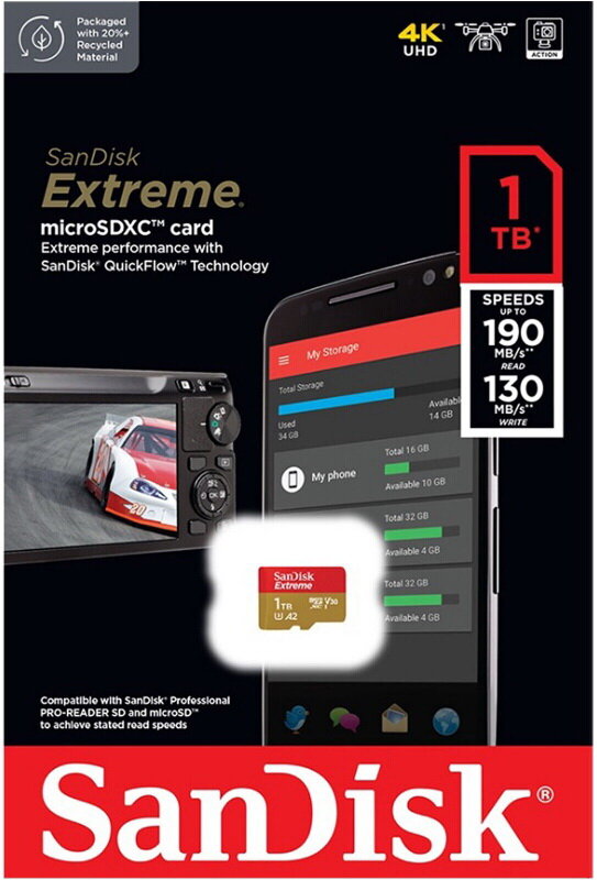 Карта памяти microSDXC 1024Gb SanDisk EXTREME