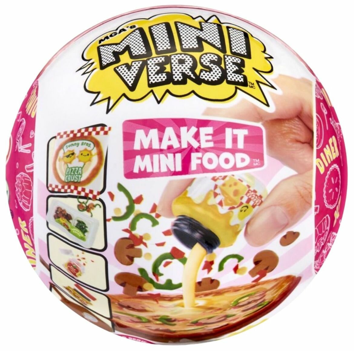 Игрушка MGA's Miniverse Mini Foods Diner S2A в непрозрачной упаковке (Сюрприз) 591825EUC