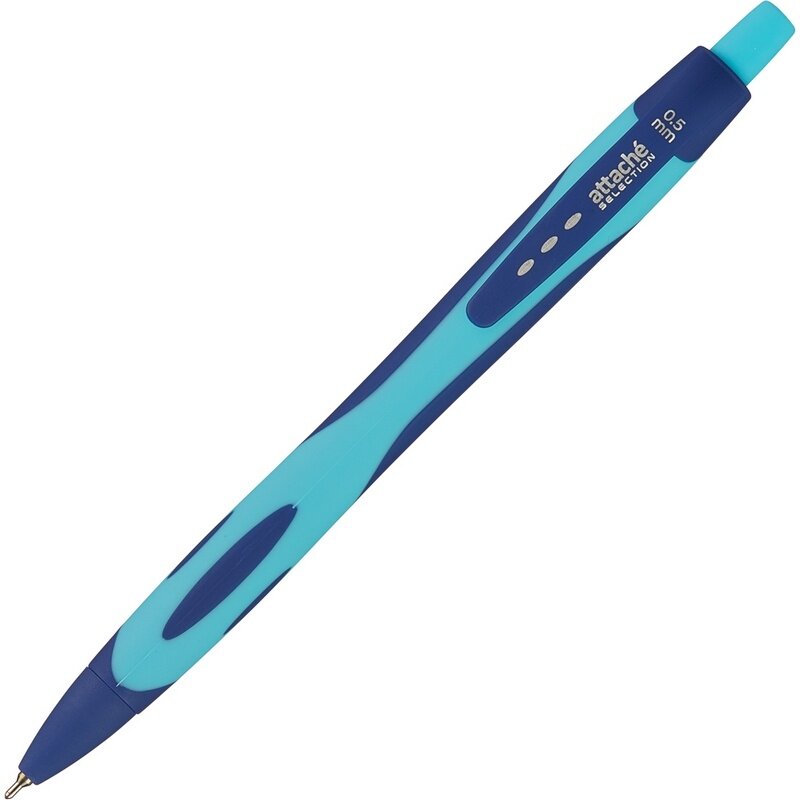 Ручка шариковая Attache Selection, Sporty, 0,5 мм, синяя (737062)