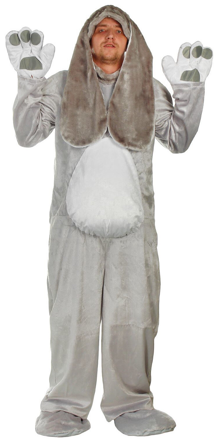 Карнавальный костюм мужской "Заяц", праздничный наряд для взрослых, р-р 50-52, рост 180