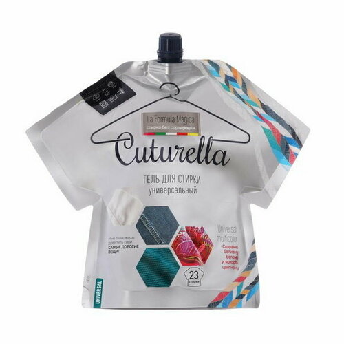 Концентрированный гель для стирки с энзимами, универсальный, 1 л