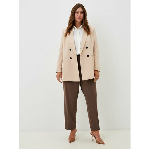 Пиджак MIST, размер 52, бежевый пиджак mist размер 52 серый