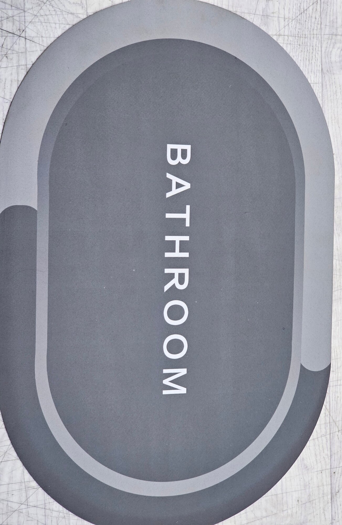 Коврик для ванной быстросохнущий /серый/bathroom 40х55
