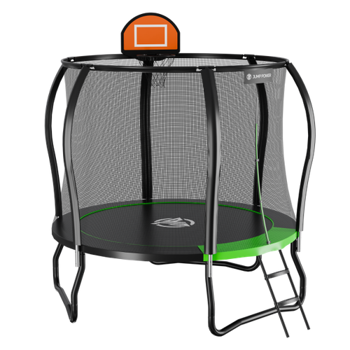 Батут Jump Power 8 ft Pro Stable Point Green кольцо баскетбольное для батута ps 511