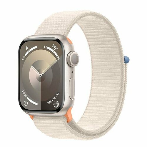 Apple Watch Series 9 GPS 45mm Aluminium Case with Starlight Sport Loop MR983 4249000₽