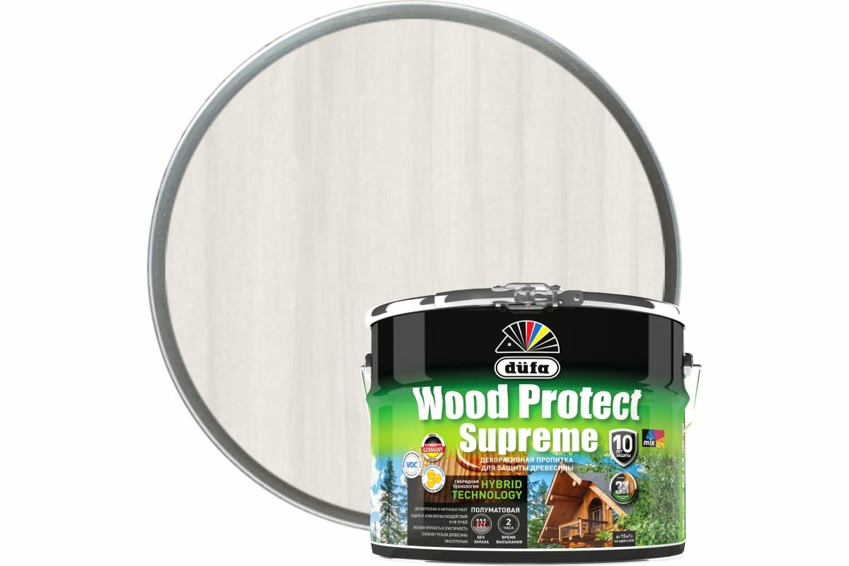 Пропитка Wood Protect Supreme тик 075 л Dufa МП00-008528